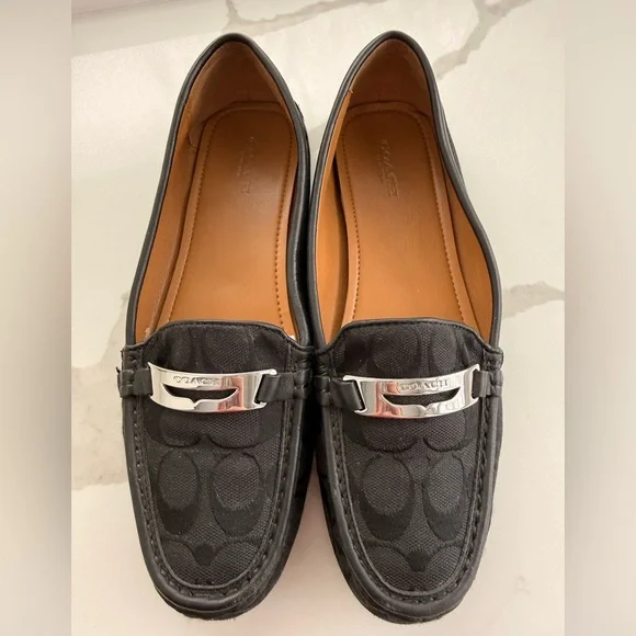 Coach Black Loafers-Size 11 - Picture 2 of 10